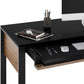 BDI Corridor 6501 Desk with Keyboard Drawer (Natural Walnut)