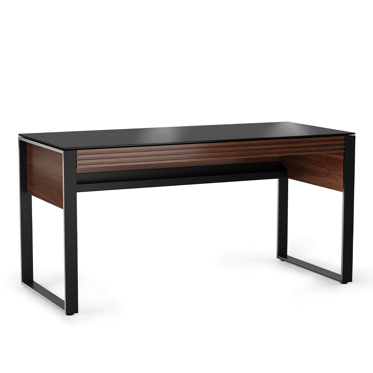 BDI Corridor 6501 Desk with Keyboard Drawer (Chocolate Stained Walnut)