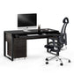BDI Corridor 6501 Desk with Keyboard Drawer (Charcoal Stained Ash)