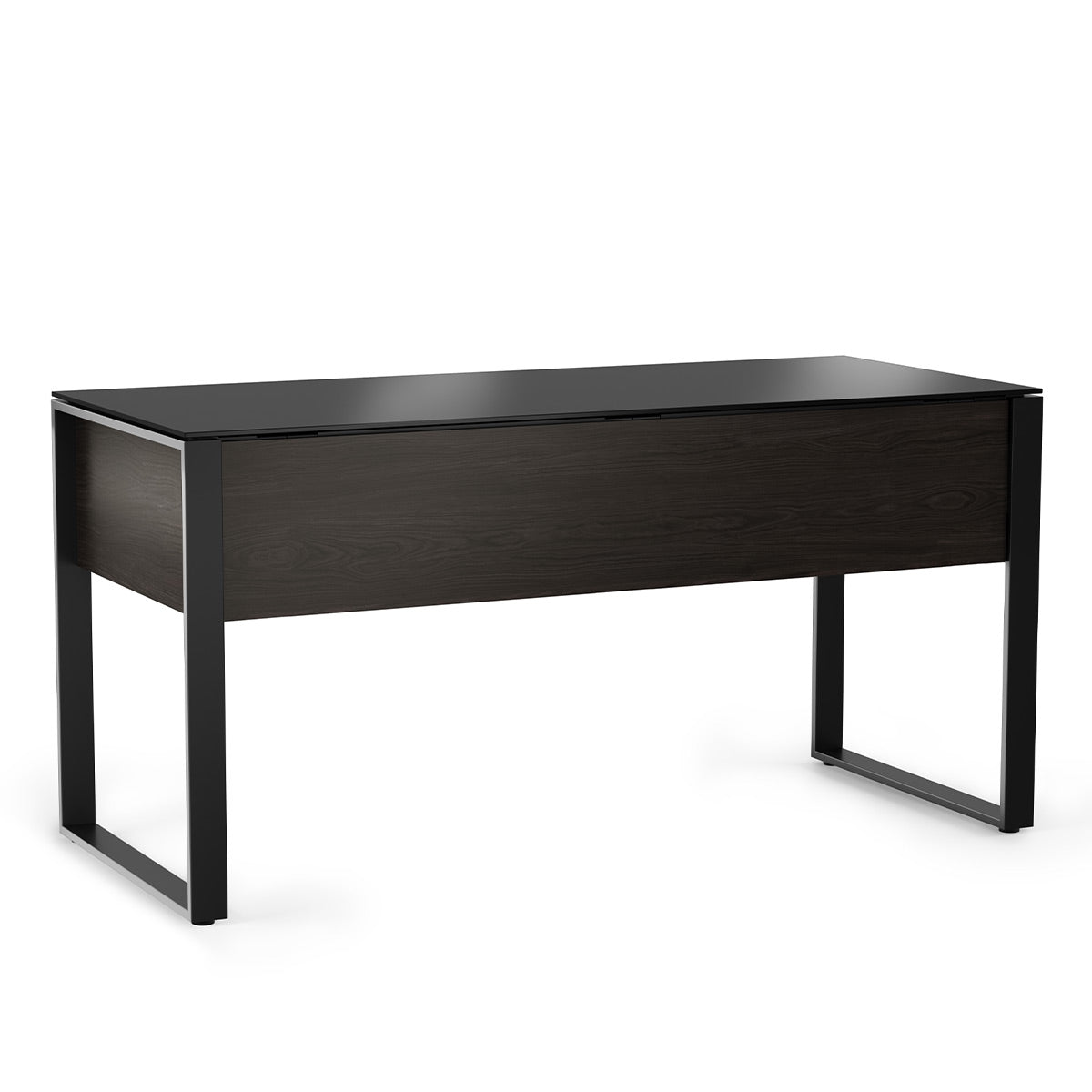 BDI Corridor 6501 Desk with Keyboard Drawer (Charcoal Stained Ash)