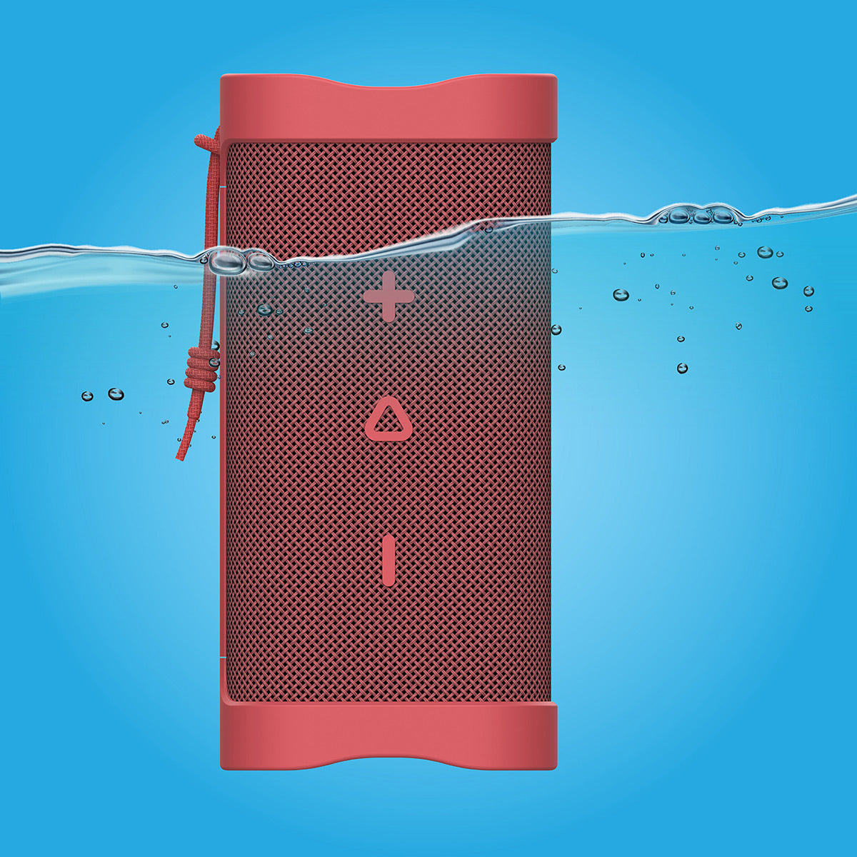 Skullcandy Terrain Wireless Bluetooth Speaker with IPX7 Waterproof Rating (Red)