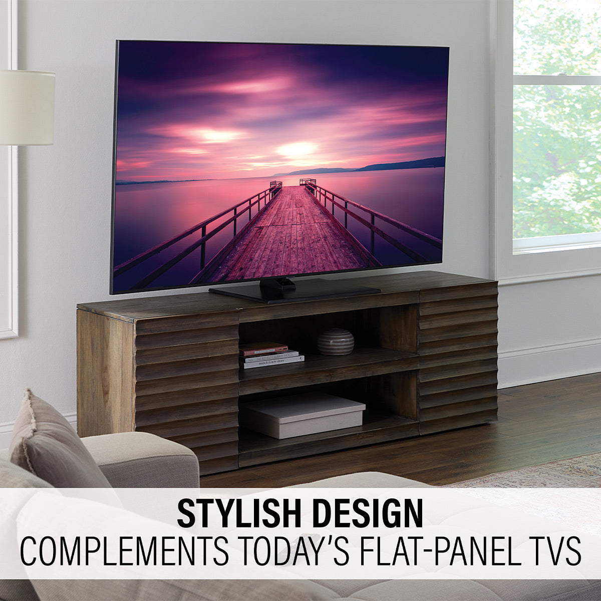 Sanus VSTV2 Swivel TV Stand for 40"-86" TVs