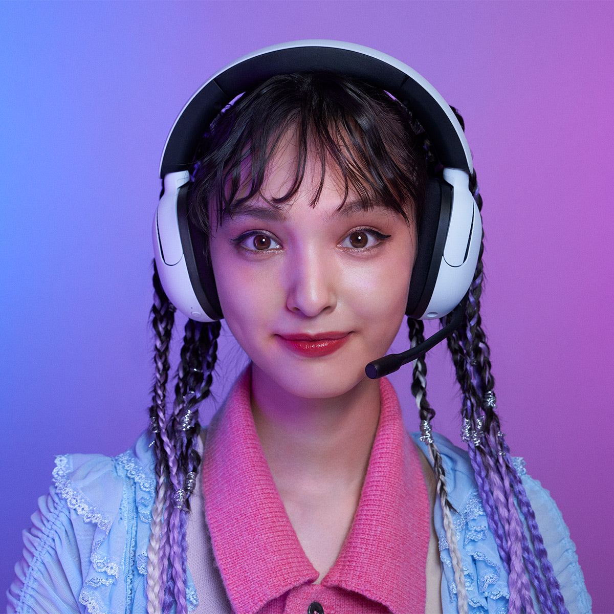 Sony INZONE H5 Wired and Wireless Gaming Headset (White)