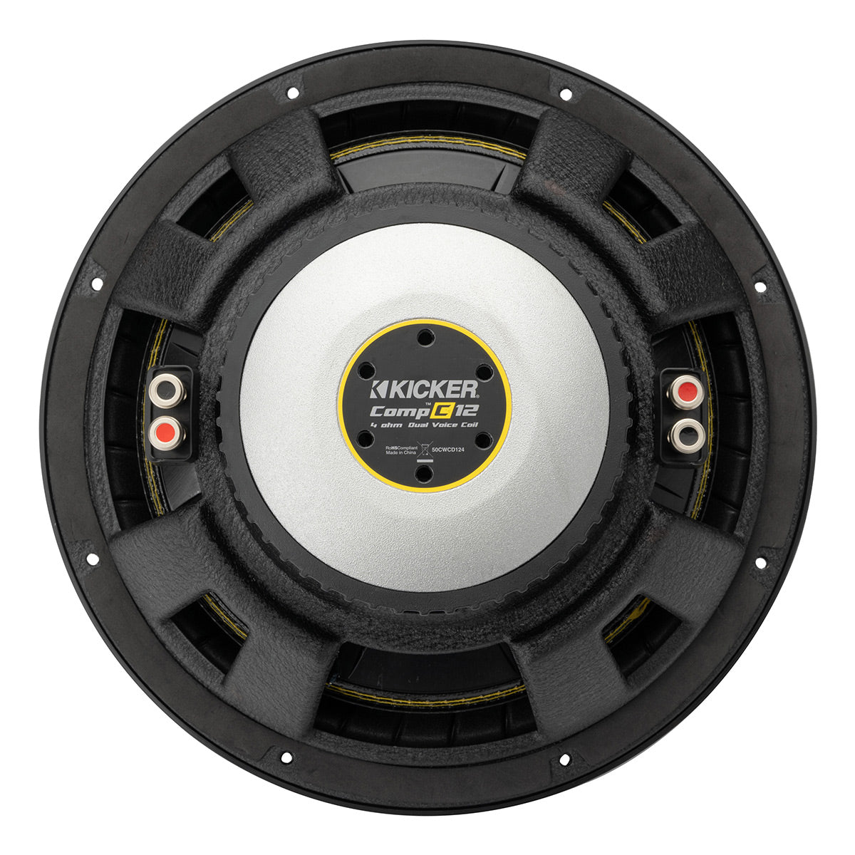 Kicker 50CWCD124 12" CompC 4ohm DVC Subwoofer