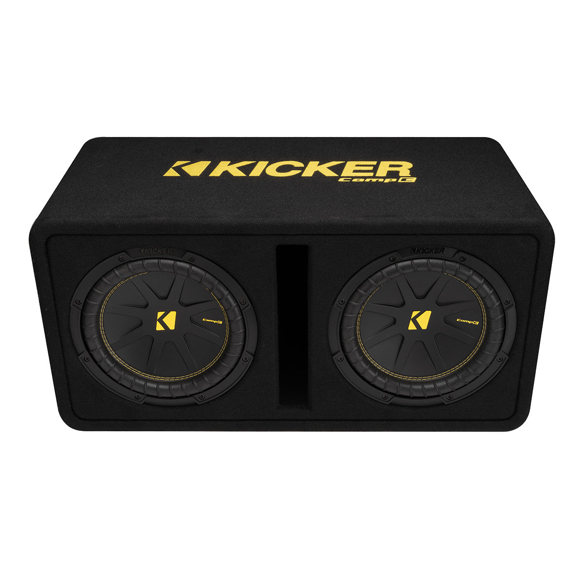 Kicker 50DCWC102 Dual 10" 2-Ohm CompC Loaded Subwoofer Enclosure