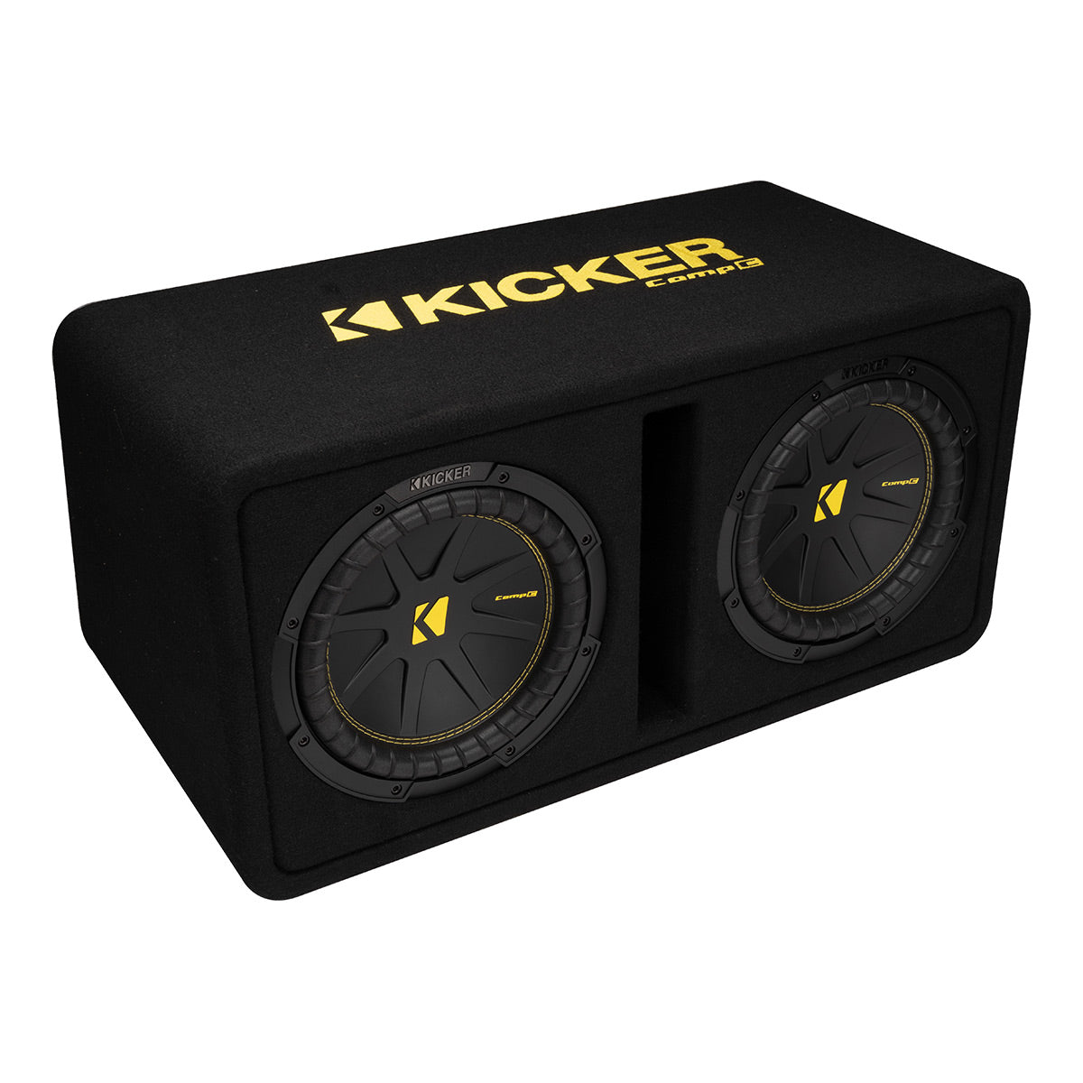 Kicker 50DCWC102 Dual 10" 2-Ohm CompC Loaded Subwoofer Enclosure