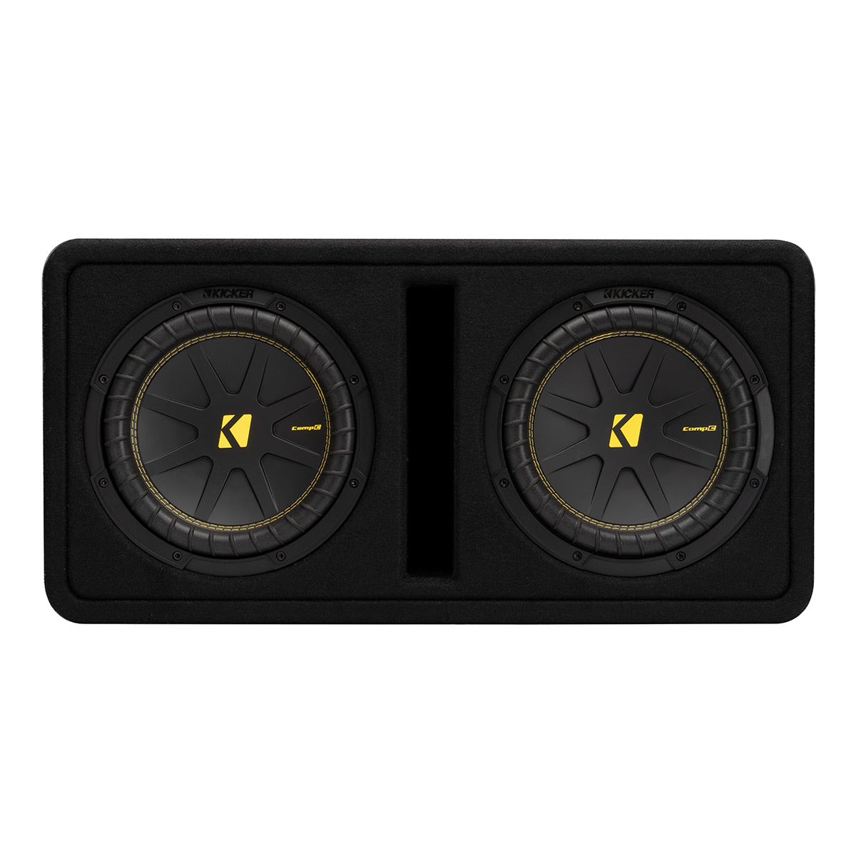 Kicker 50DCWC102 Dual 10" 2-Ohm CompC Loaded Subwoofer Enclosure