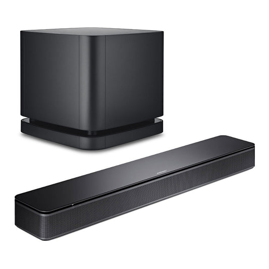 Bose TV Speaker with Bluetooth and HDMI-ARC with Bass Module 500 Wireless Subwoofer