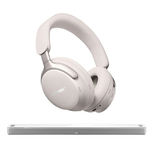 Bose QuietComfort Ultra Earbuds Noise-Canceling True Wireless In-Ear  Headphones (White)