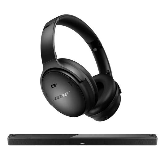 Bose Smart Ultra Soundbar with QuietComfort Noise Cancelling Headphones (Black)