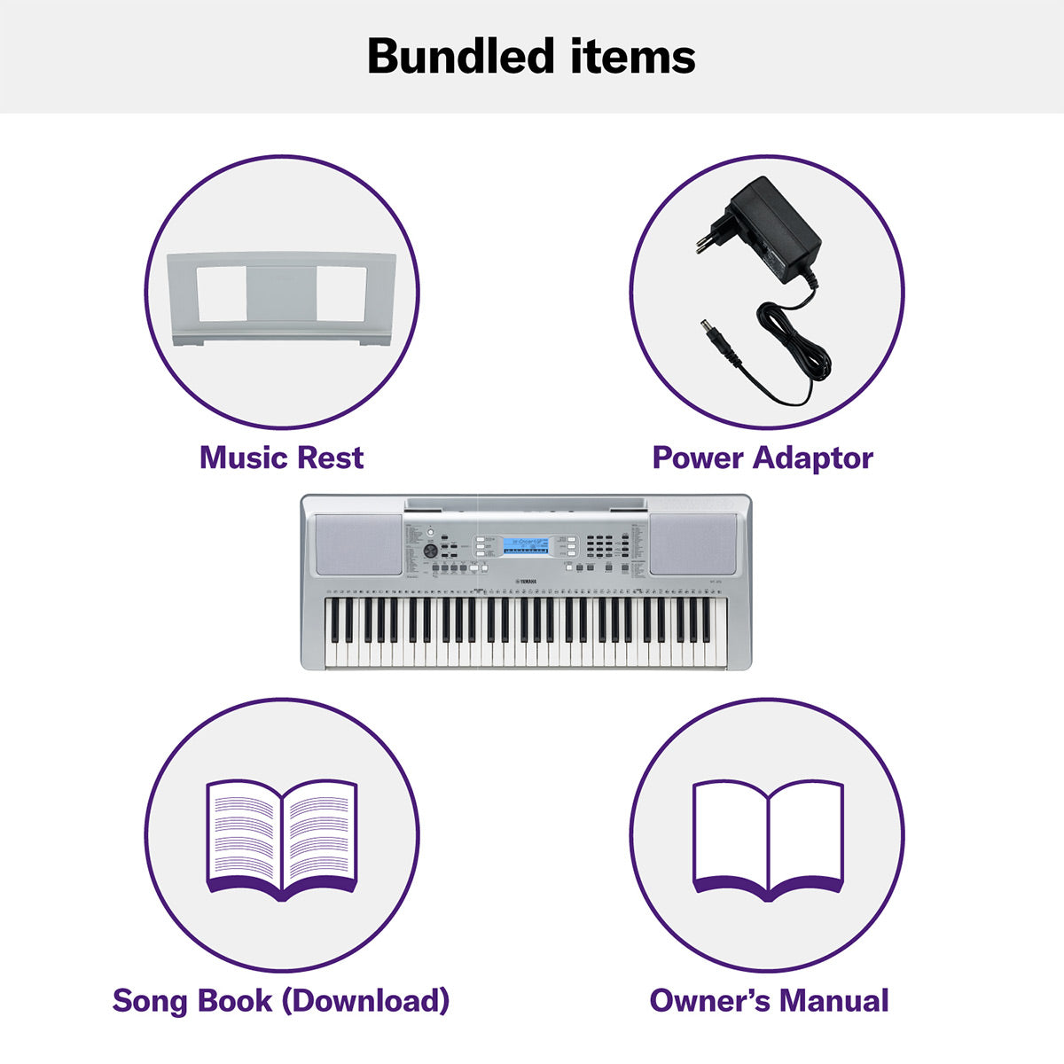 Yamaha YPT-370 61-Key Mid-Level Portable Keyboard