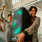 JBL PartyBox Stage 320 Portable Party Speaker Bundle with Wireless Microphone System (Black)