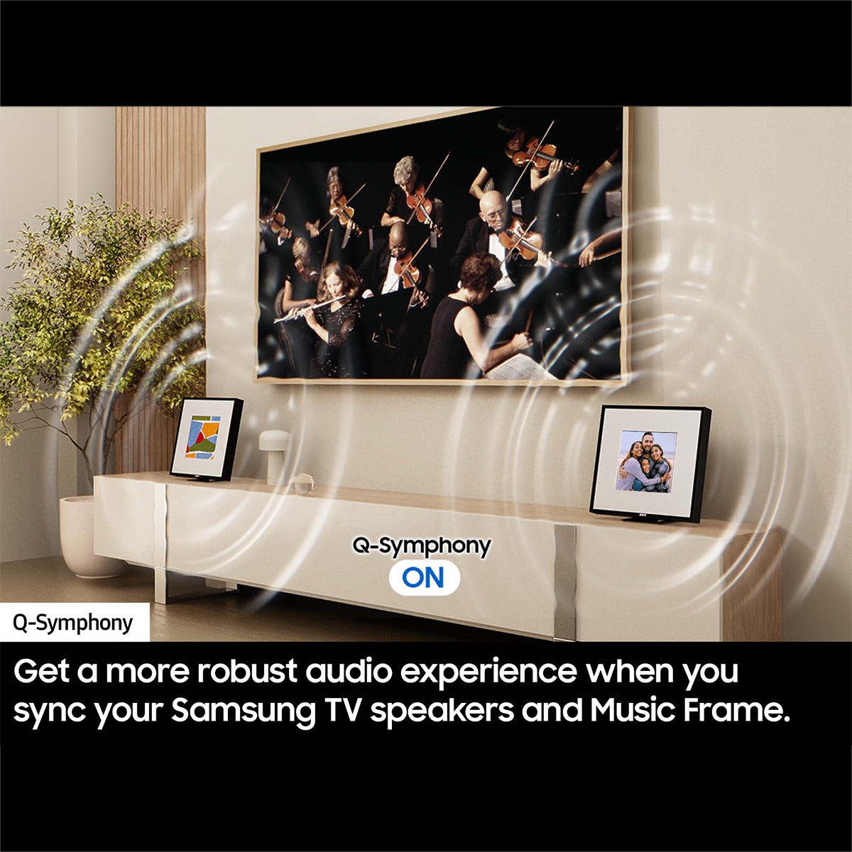Samsung HW-LS60D Music Frame Bluetooth Speaker with Wall Mount