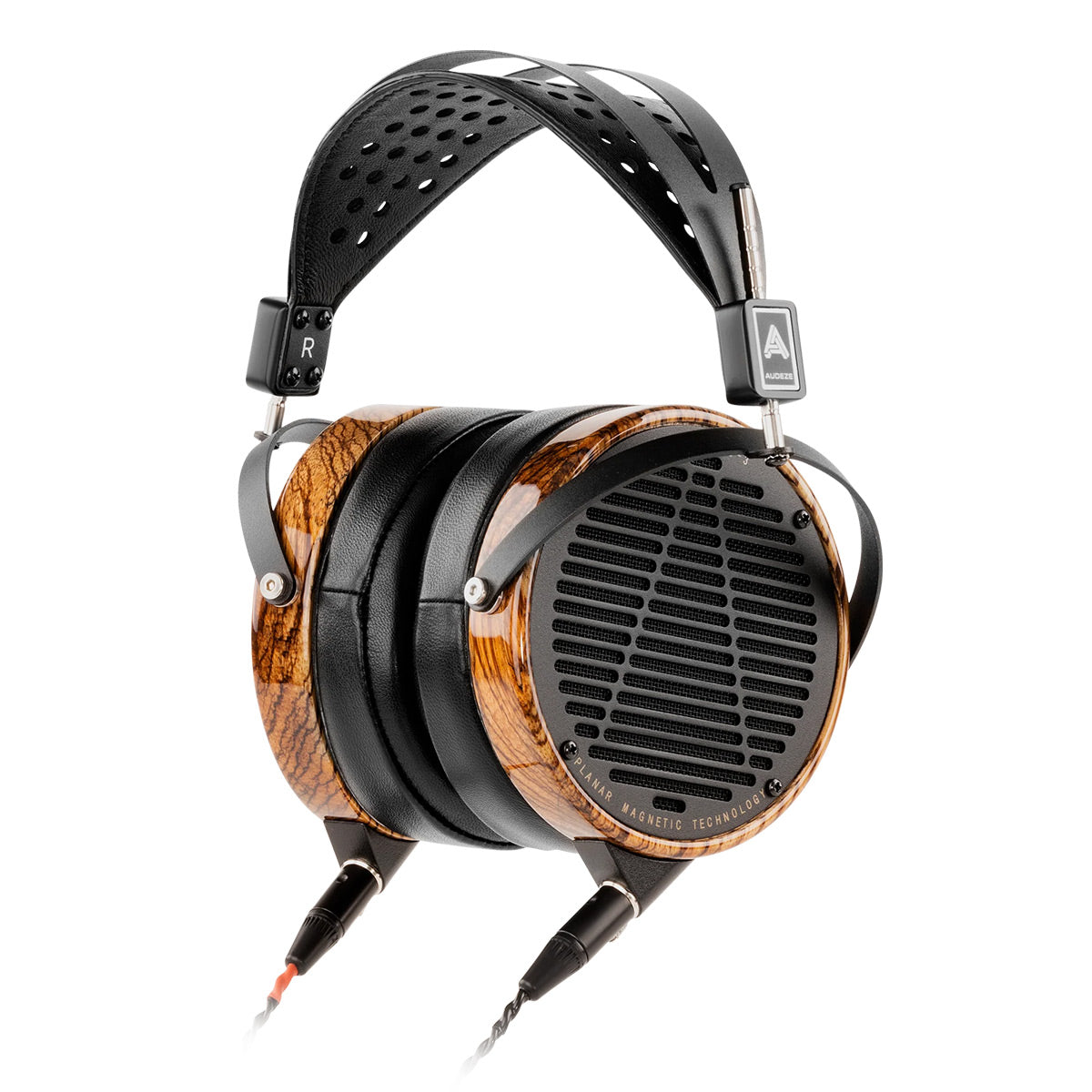 Audeze LCD-3 Planar Magnetic Over-Ear Headphones with Carrying Case (Zebrano)