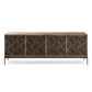 BDI Elements 8709 Weave Media Cabinet with Console Base (Natural Walnut)