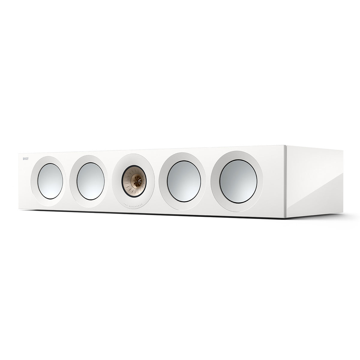 KEF Reference 4 Meta Center Channel Speaker (High-Gloss White/Champagne)