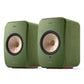 KEF LSX II Bookshelf Speakers - Pair (Olive Green)