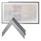 Deco TV Frames 43" Customizable Alloy Scoop Frame for Samsung The Frame TV 2021-2024 (Graphite)