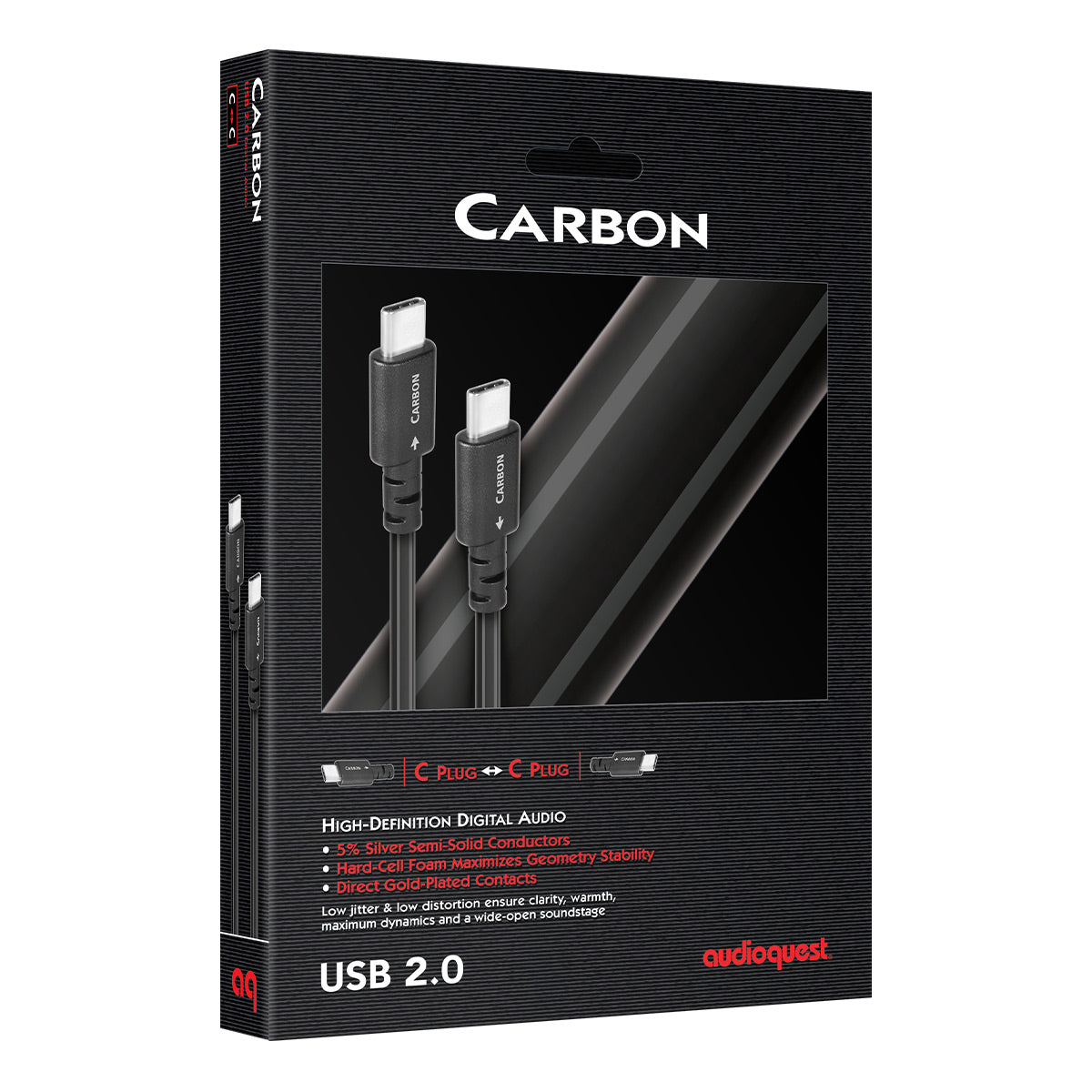 AudioQuest Carbon USB-C to USB-C Cable (4.92 ft.)