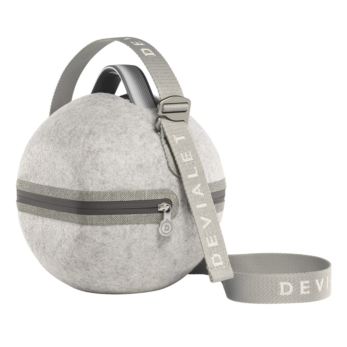 Devialet Mania Portable Bluetooth Smart Speaker (Sandstorm) with Charging Station and Cocoon Felt Carrying Case