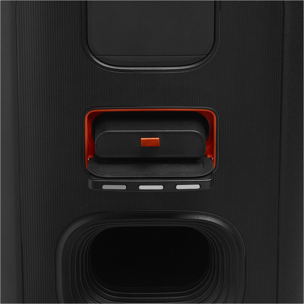 JBL Partybox Stage 320 Portable Party Speaker Bundle with Additional Battery 400 (White)