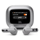 JBL Live Beam 3 True Wireless Noise Cancelling Earbud Bundle with gSport Case (Silver)