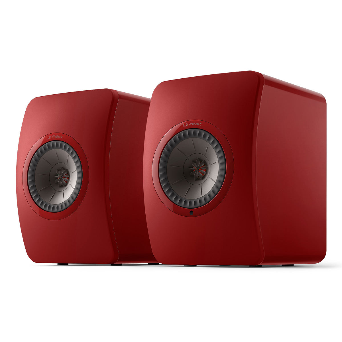 KEF LS50 Wireless II Music System - Pair (Crimson Red Special Edition)