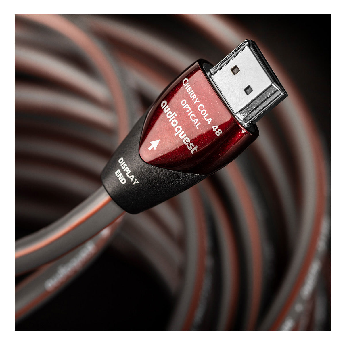 AudioQuest Cherry Cola 48 8K-10K 48Gbps Active Optical HDMI Cable - 16.4ft. (5m)