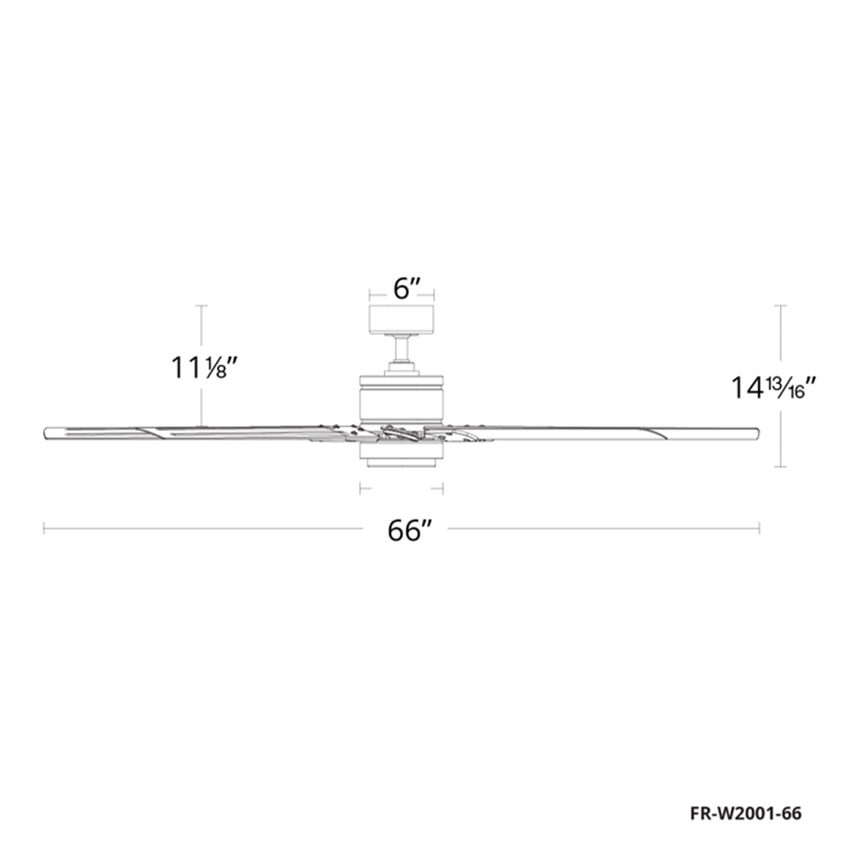 Modern Forms Renegade Smart Ceiling Fan - 66" (Matte Black)