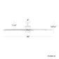 Modern Forms Renegade Smart Ceiling Fan - 66" (Matte Black)