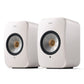 KEF LSX II Bookshelf Speakers - Pair (Mineral White)