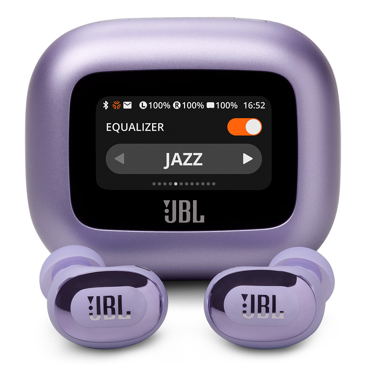 JBL Live Buds 3 True Wireless Noise Cancelling Earbud Bundle with gSport Case (Purple)
