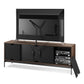 BDI Elements 8709 Weave Media Cabinet with Console Base (Toasted Oak)