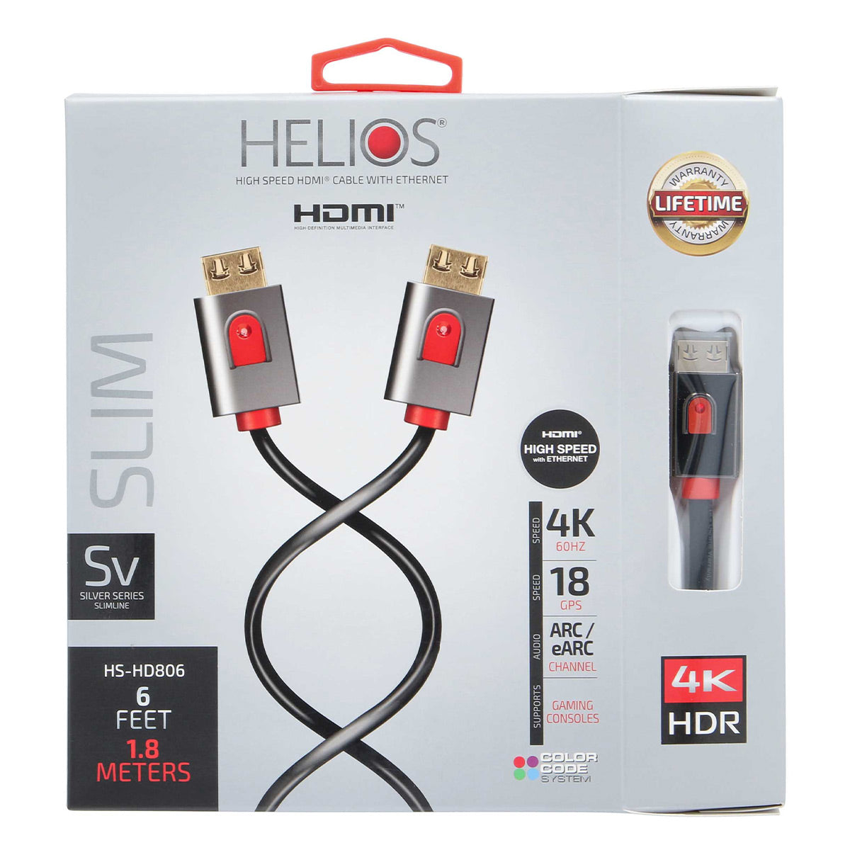 Helios Silver Series HDMI Cable - 6 ft.