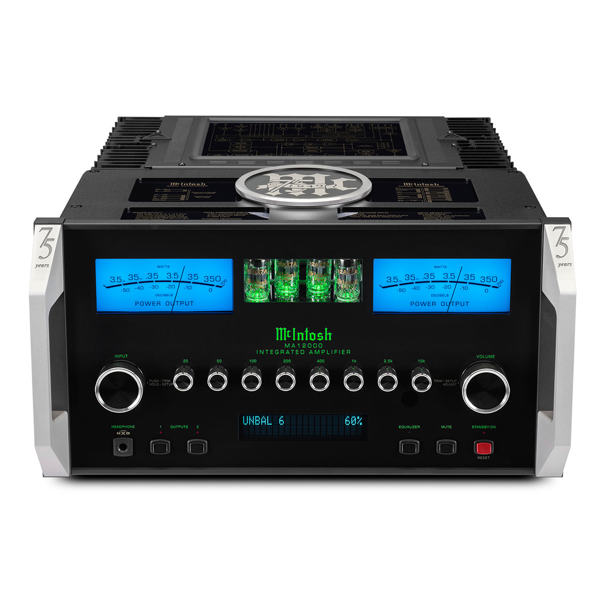 McIntosh MA12000 2-Channel Hybrid Integrated Amplifier (75th Anniversary Edition)