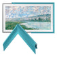 Deco TV Frames 55" Customizable Alloy Prismatic Frame for Samsung The Frame TV 2021-2024 (Turquoise)