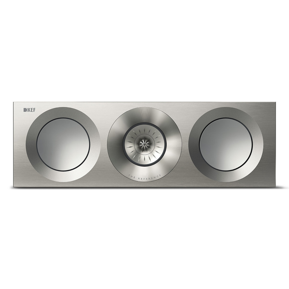 KEF Reference 2 Center Channel Speaker - Each (Satin Walnut/Silver)