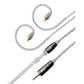 Meze Audio MMCX to 2.5mm Balanced Silver-Plated Headphone Cable - 3.9 ft.