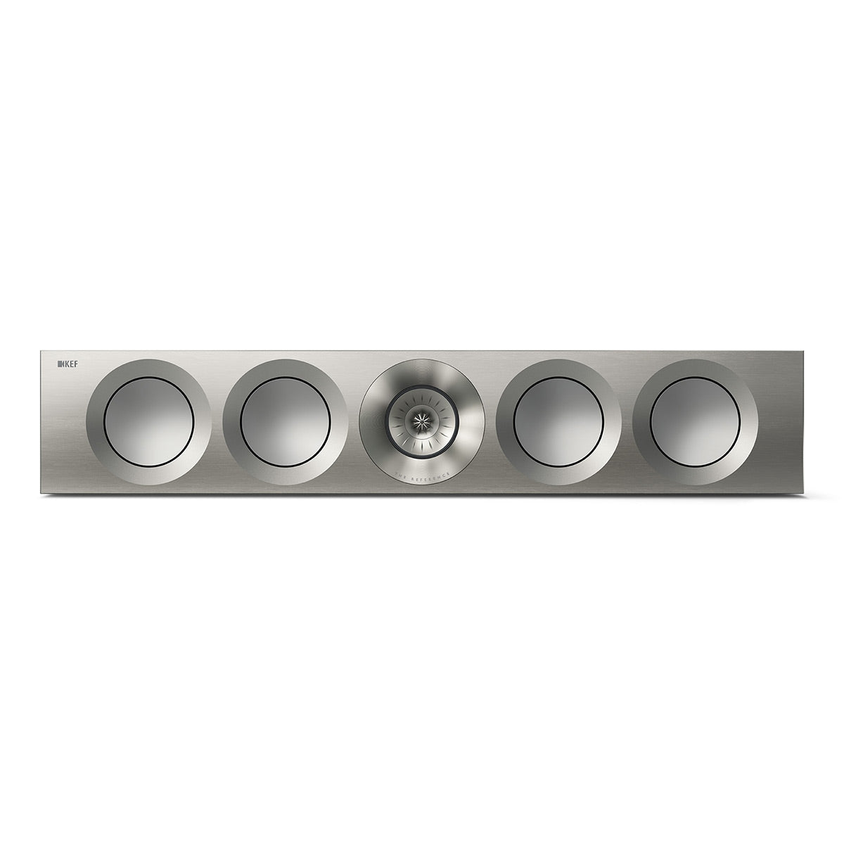 KEF Reference 4 Meta Center Channel Speaker (Satin Walnut/Silver)