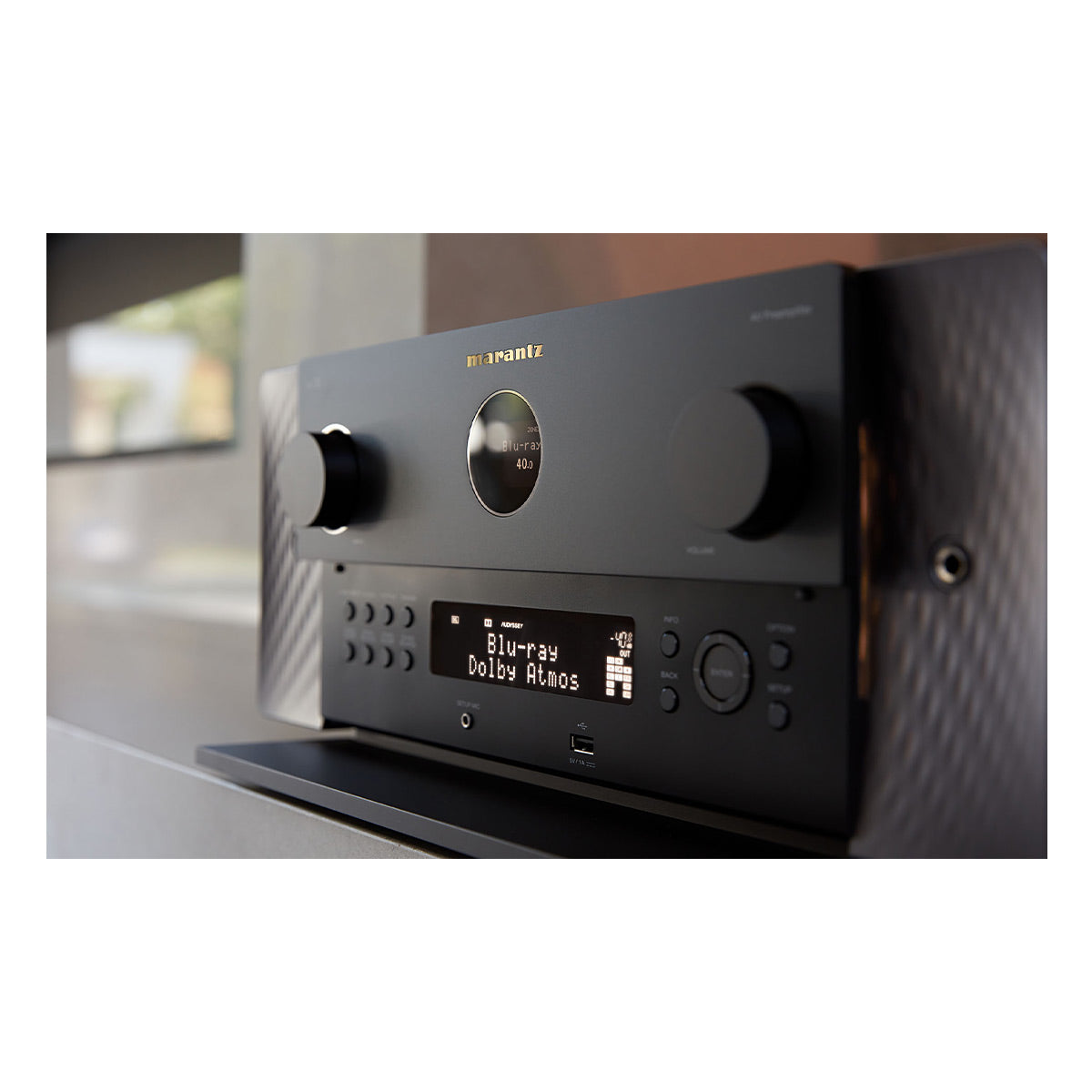 Marantz AMP 20 and AV 10 (13 Channel x 200 Watt) Home Theater System (Black)
