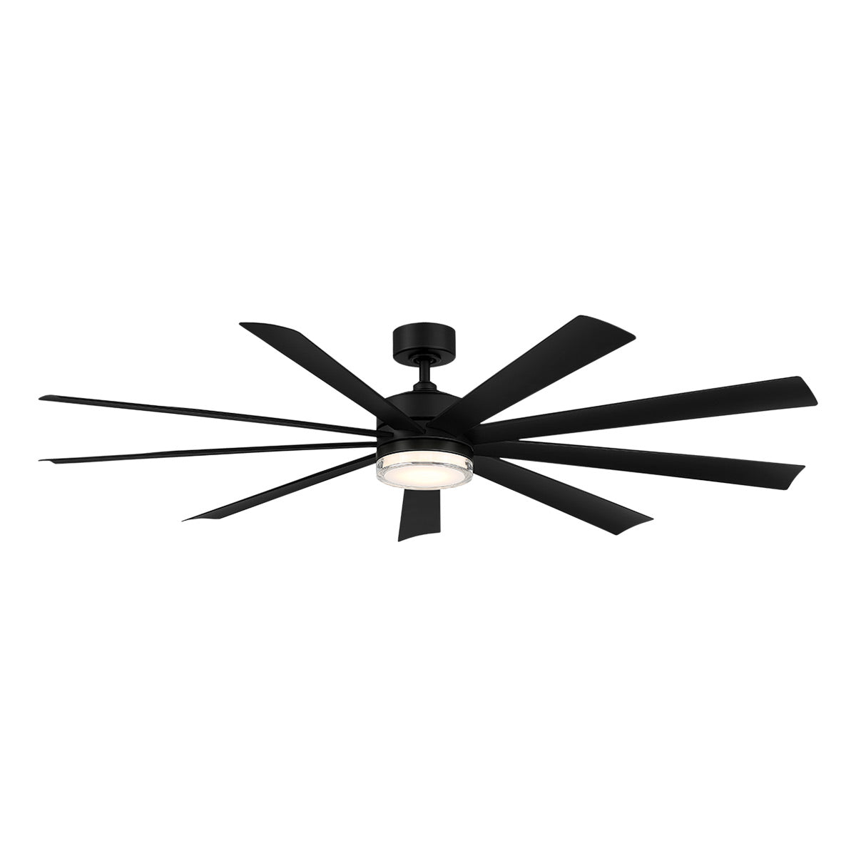 Modern Forms Wynd XL Smart Ceiling Fan - 72" (Matte Black)