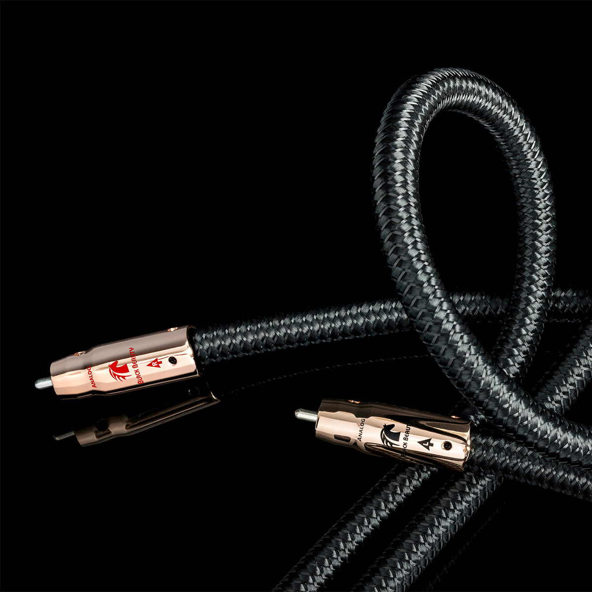 AudioQuest Black Beauty RCA Interconnect Cable - 4.92' (1.5m)