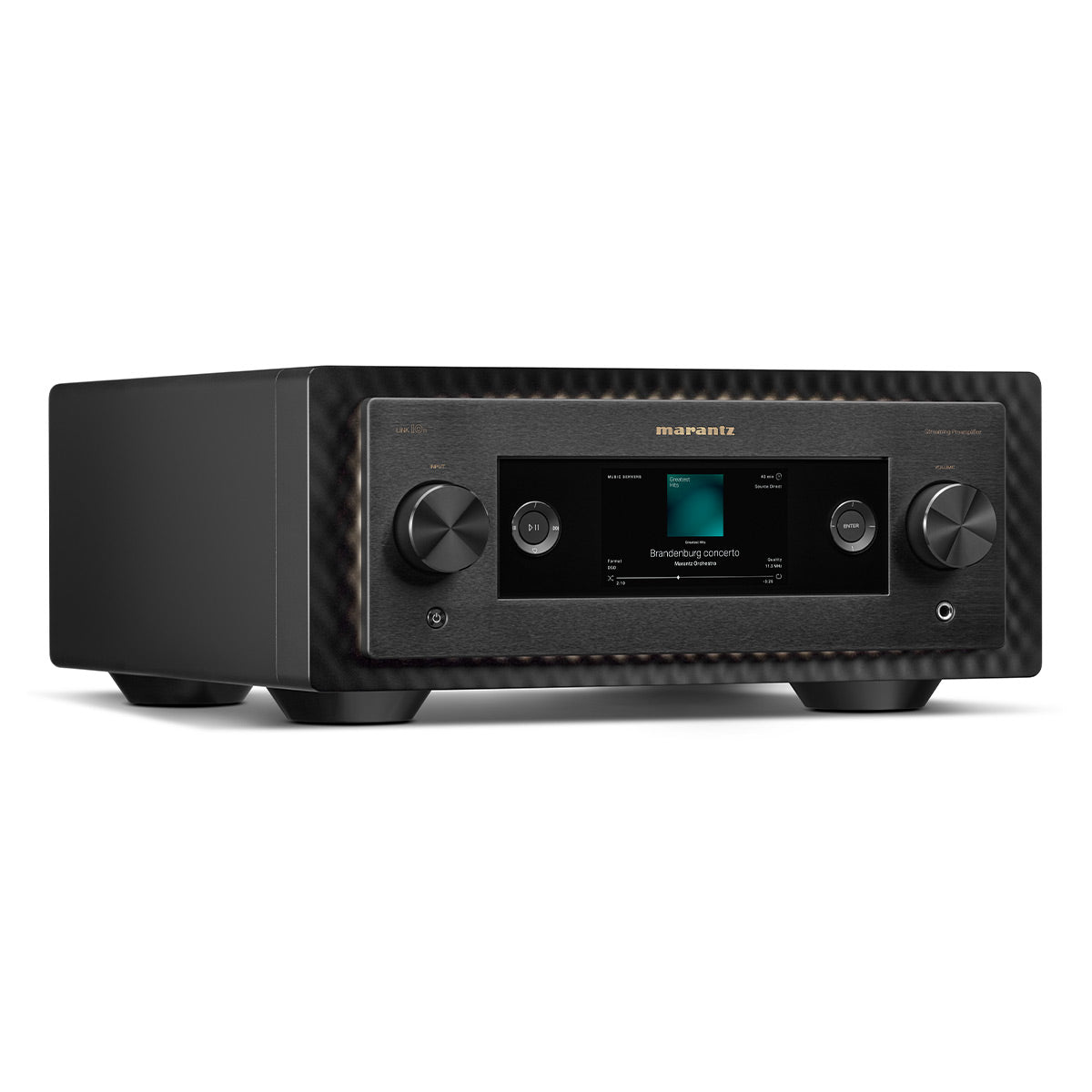 Marantz MODEL 10 Integrated Amplifier Bundle with Link 10n Streaming Preamplifier (Black)