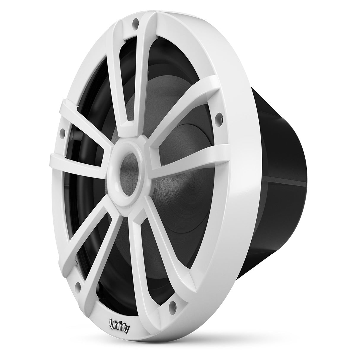 Infinity 1022MLW 10" Marine Subwoofer with RGB Lighting (White)