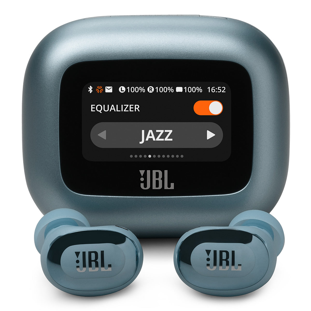 JBL Live Buds 3 True Wireless Noise Cancelling Earbud Bundle with gSport Case (Blue)