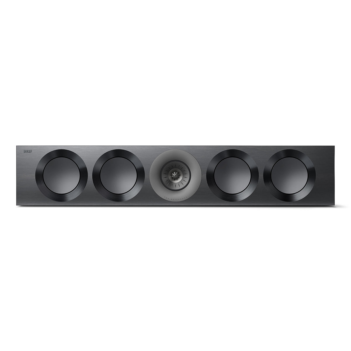 KEF Reference 4 Meta Center Channel Speaker (High-Gloss Black/Grey)
