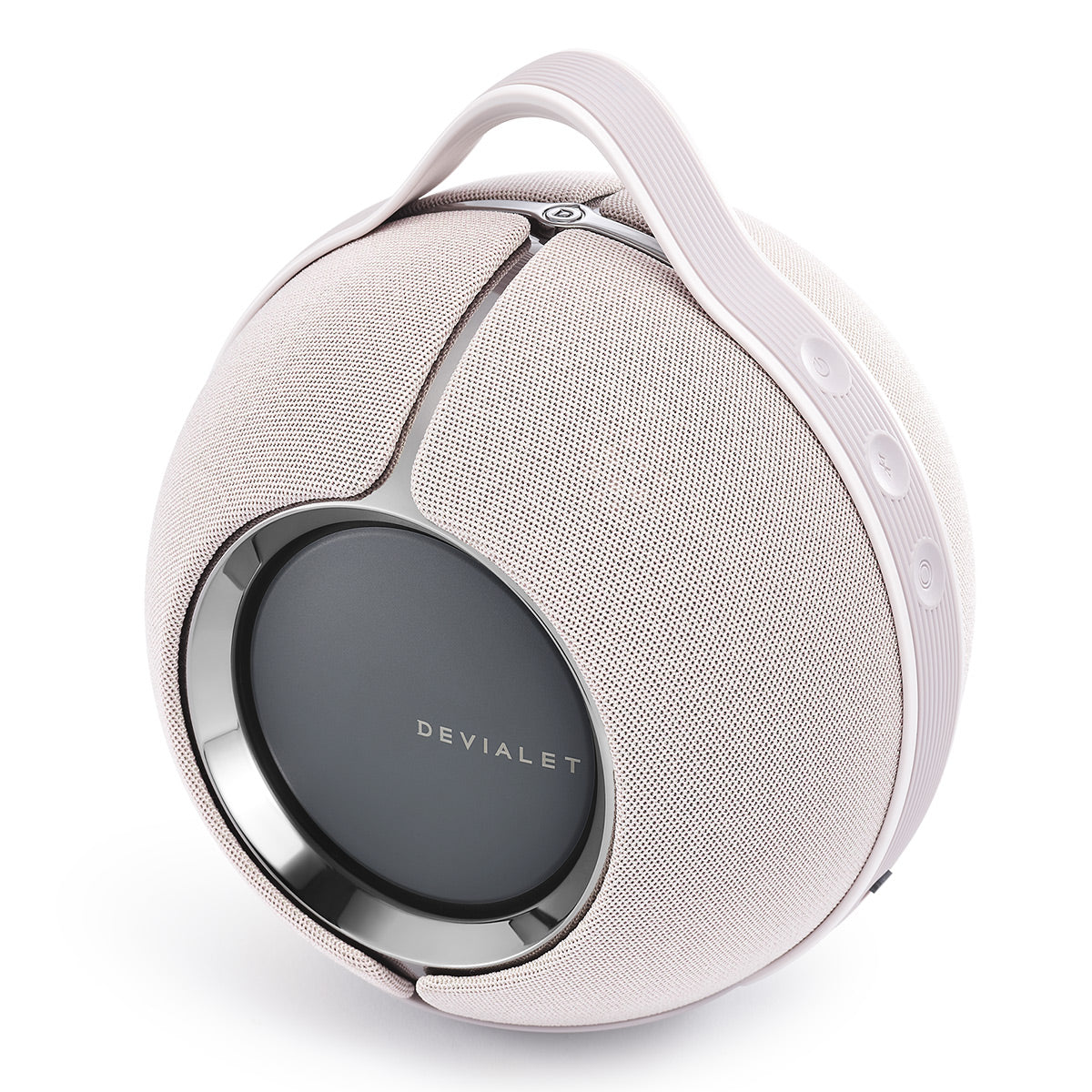Devialet Mania Portable Bluetooth Smart Speaker (Sunset Rose) with Charging Station and Cocoon Felt Carrying Case