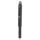 Black adjustable projector extension column with threaded ends and a locking knob