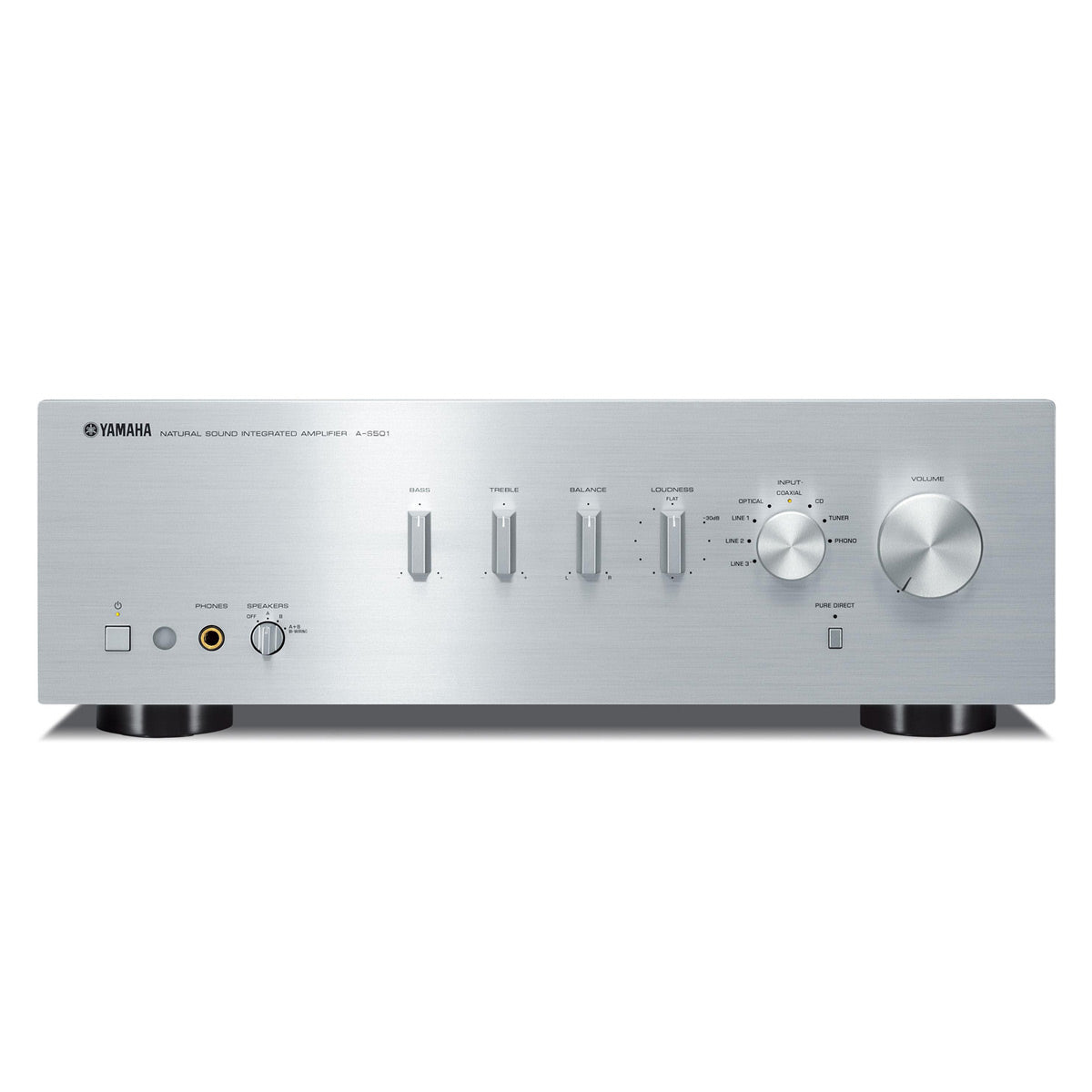Yamaha A-S501 Amplifier Bundle with AudioQuest Jack Russell Cable (Silver)