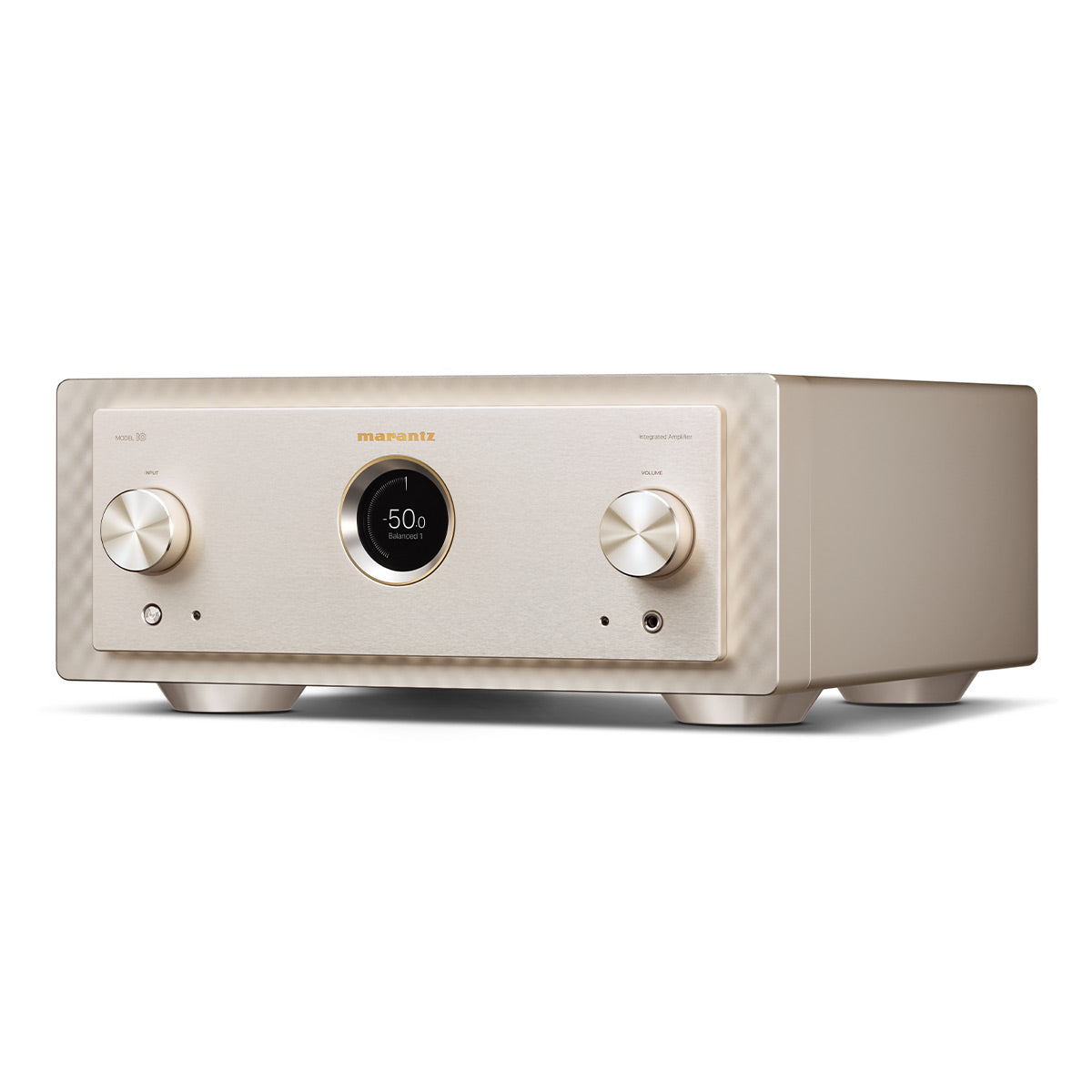Marantz MODEL10 Integrated Amplifier (Champagne) with TT-15S1 Precision Belt Drive Turntable